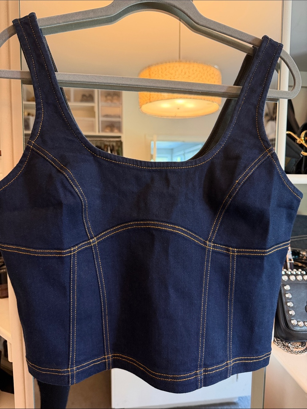 Anthropologie Pilcro Denim Bustier - NWT